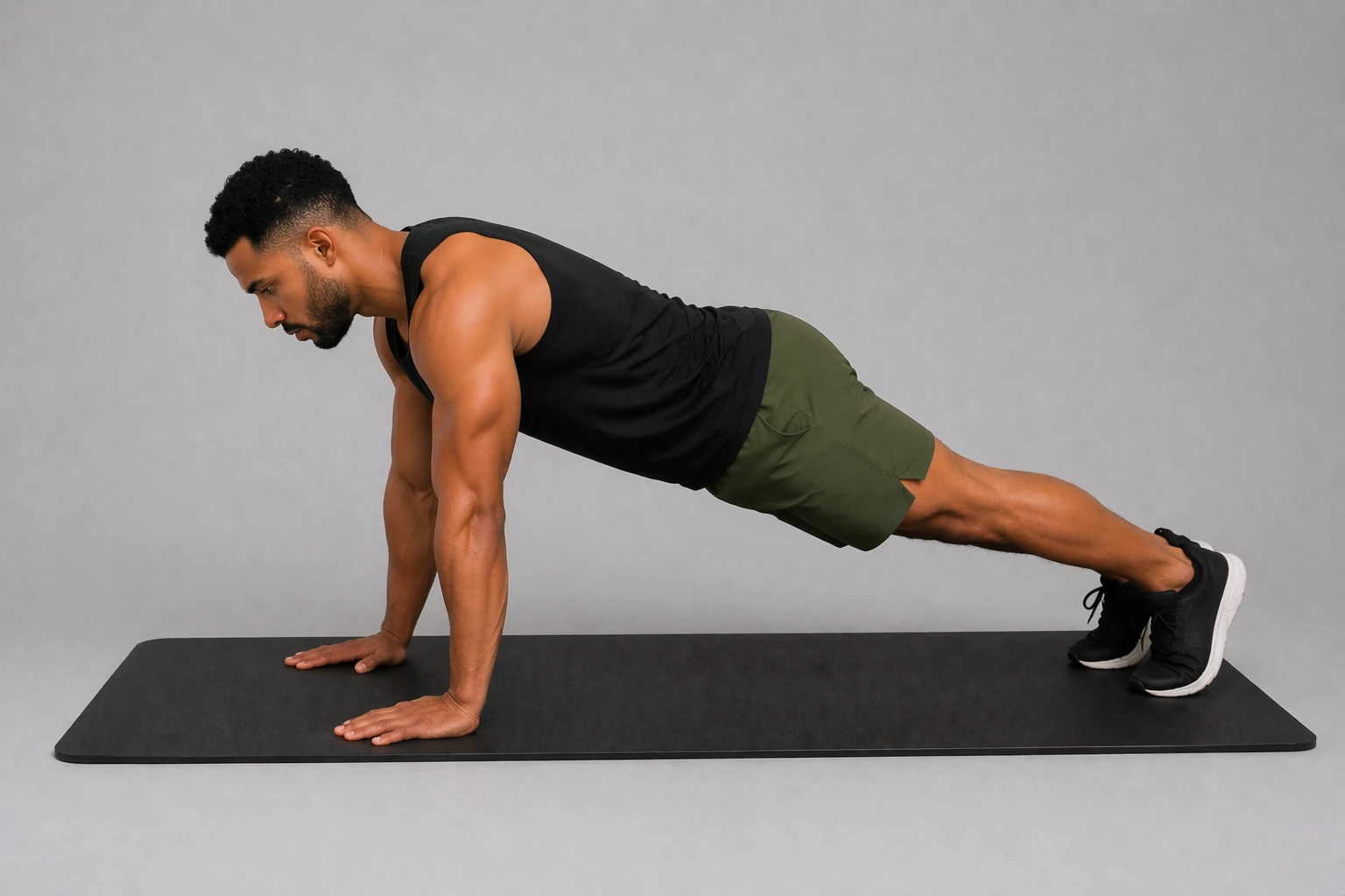 Push-up start position