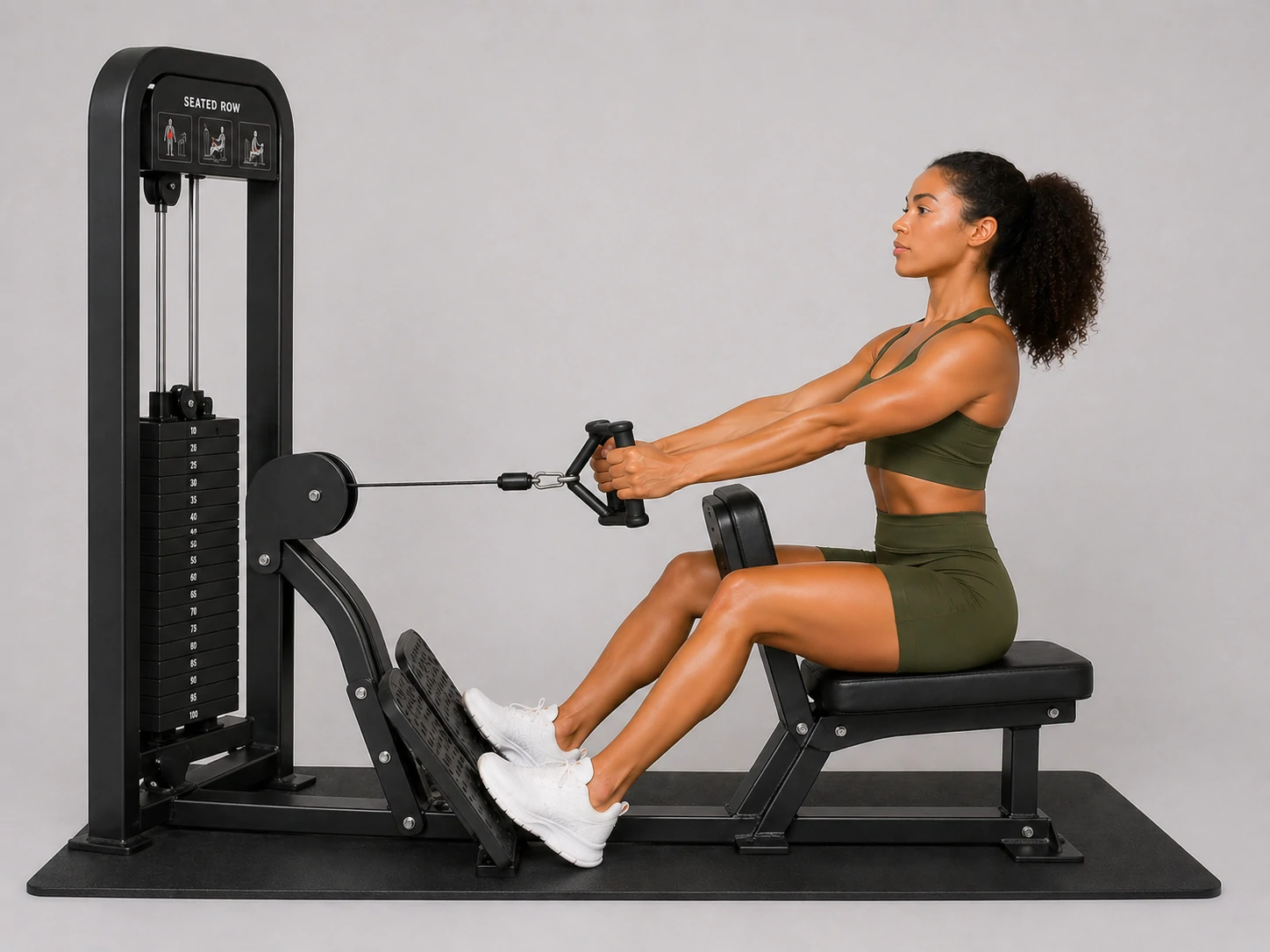 Seated row start position