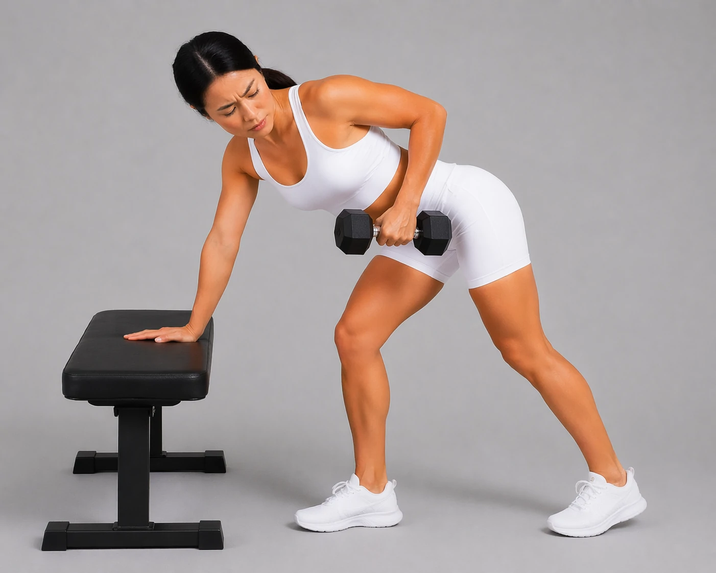 Single arm row common error position