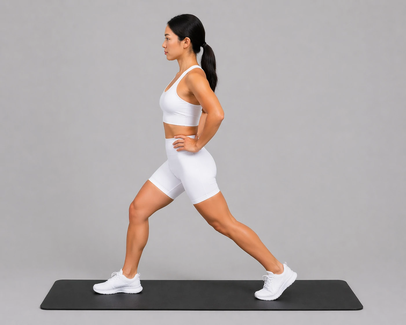 Split squat start position
